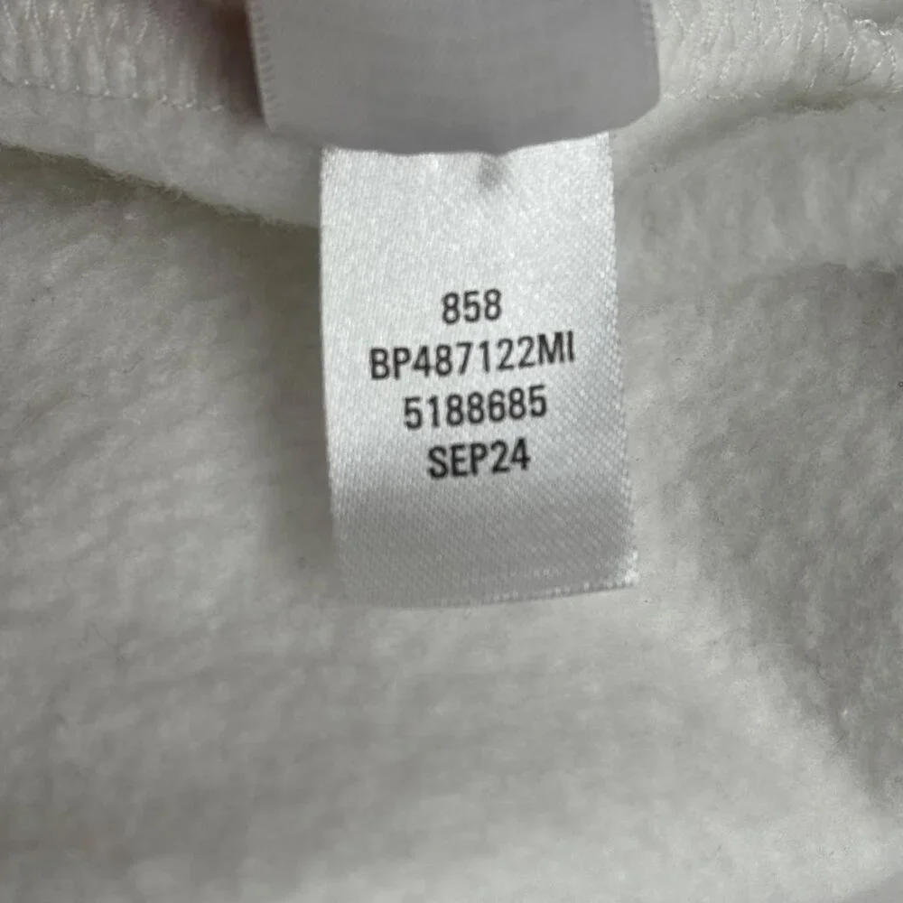 Nordstrom BP. White Sweatshirt Women's Med Casual Minimalist Warm BP487122MI EUC - Picture 9 of 9